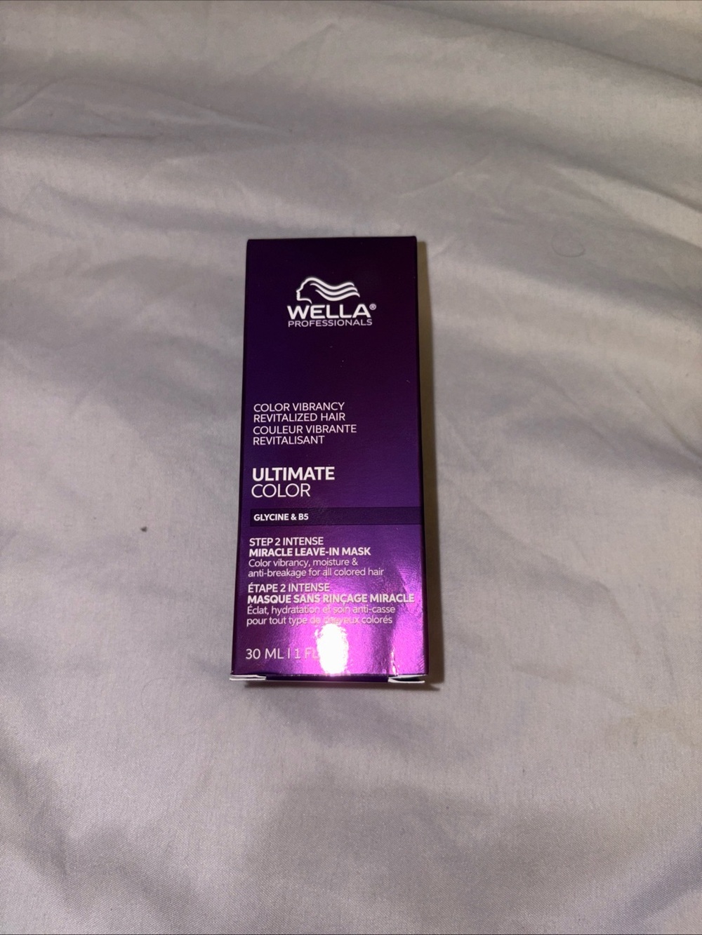 NEW NIB Wella Ultimate Color Miracle Leave-In Mask Travel Size 30ml/1oz AUTHENTC